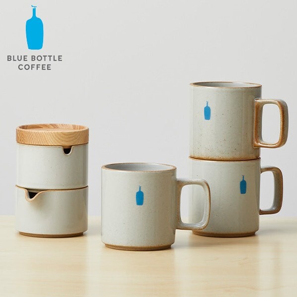 BLUE BOTTLE COFFEE Hasami Porcelain Mag/Creamer/Sugar Pot/Tray Lid