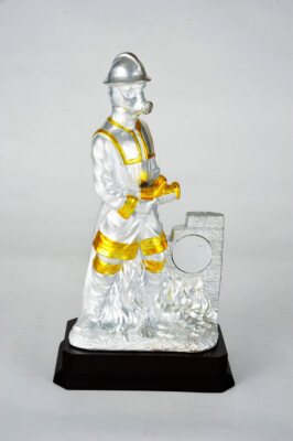 Feuerwehrmann  - Keramik - Pokal - 40cm inkl. Gravur KEF