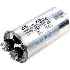 HQRP 35uF 370V Run Capacitor AC Electric Motor Start HVAC Blower Pump CBB65