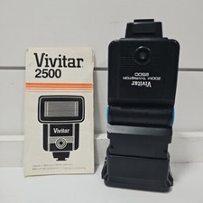 Vivitar 2500 Zoom Thyristor Shoe Mount Universal Electronic Flash