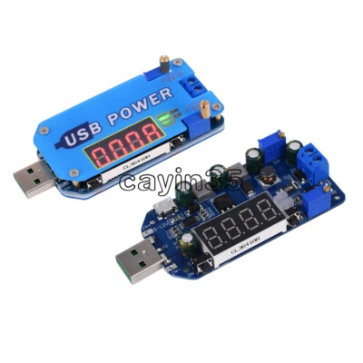 USB Adjustable 15W Step Up/Down Power Supply 5V to 0.5V-30V Buck Boost Converter
