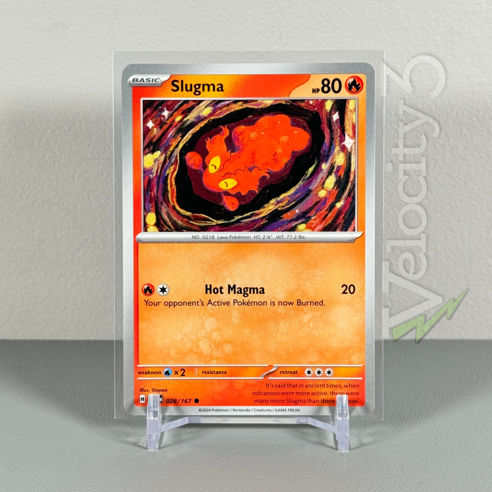 Pokemon TCG Card: SLUGMA 28/167 | Common | Twilight Masquerade | NM/Mint