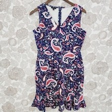 NWT Talbots Paisley Sleeveless Mini Dress Size PM Fit & Flare Dress