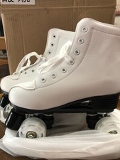 XUDREZ Classic Roller Skates High-Top Double-Row Leather Roller Skates for Women