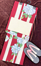 Japan kimono yukata 5piece set Women's new authentic summer robe VASARA 