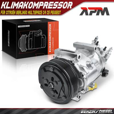 Klimaanlage Kompressor SD7C16 für Citroën Berlingo B9 C3 C4 LA Peugeot 307 308