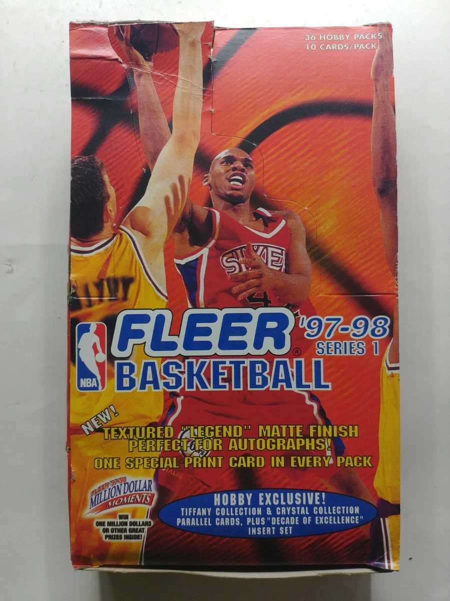 1997-98 Fleer Series 1 Basketball Cards open with 35 ct sealed | eBay