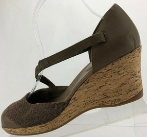 cork wedges closed toe