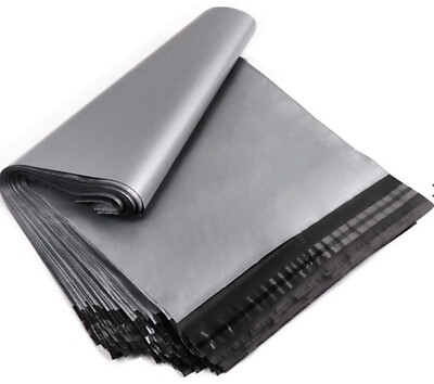 1000 x graue Versandtaschen 9x6'''' - 152 x 229 mm Poly Porto stark selbstversiegelnd POST