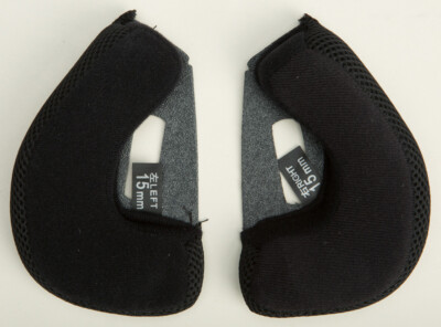 GMAX GM32 HELMET CHEEK PADS 15MM FITS S SHELL PART# G032019