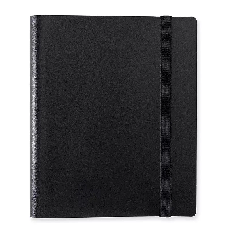 360 Card Pocket Binder with Elastic 9 Pocket Trading Cards Album Folder, Black 360 Card Pocket Binder with Elastic 9 Pocket Trading Cards Album Folder, Black