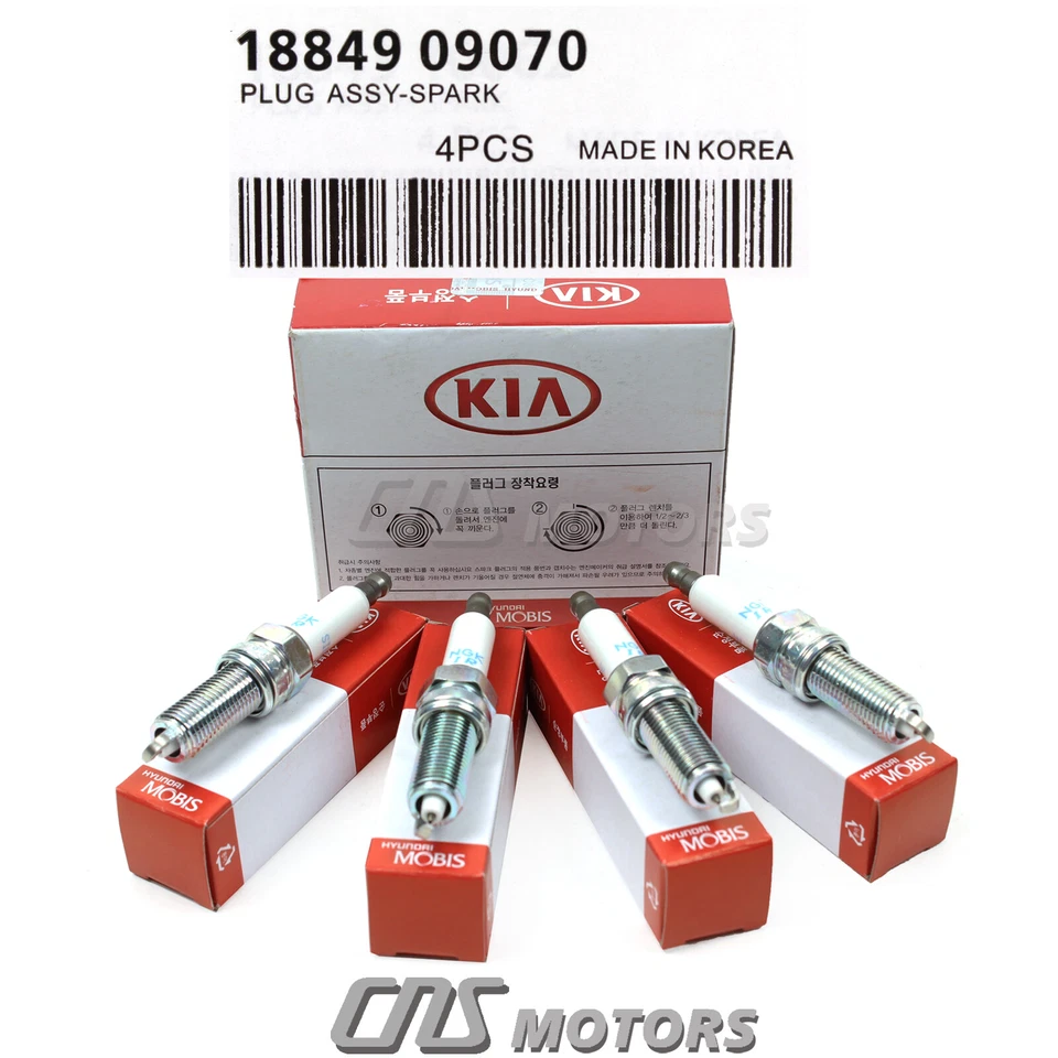 ⭐GENUINE⭐ Spark Plugs 4PCS for 16-20 Hyundai Sonata Kia Optima HYBRID 1884909070 Foto 4 de 4