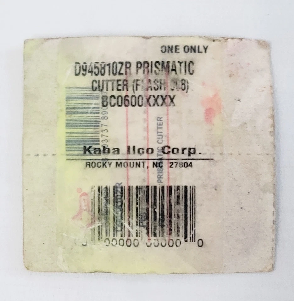 $105 Ilco Flash 008 Cutter Wheel BC0600XXX Prismatic Cutting Blade D945810ZR NEW - Image 4 of 4