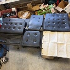 Piper J3 Cub 4 Cushioned Leather Seat Cushion Set, Original Styling