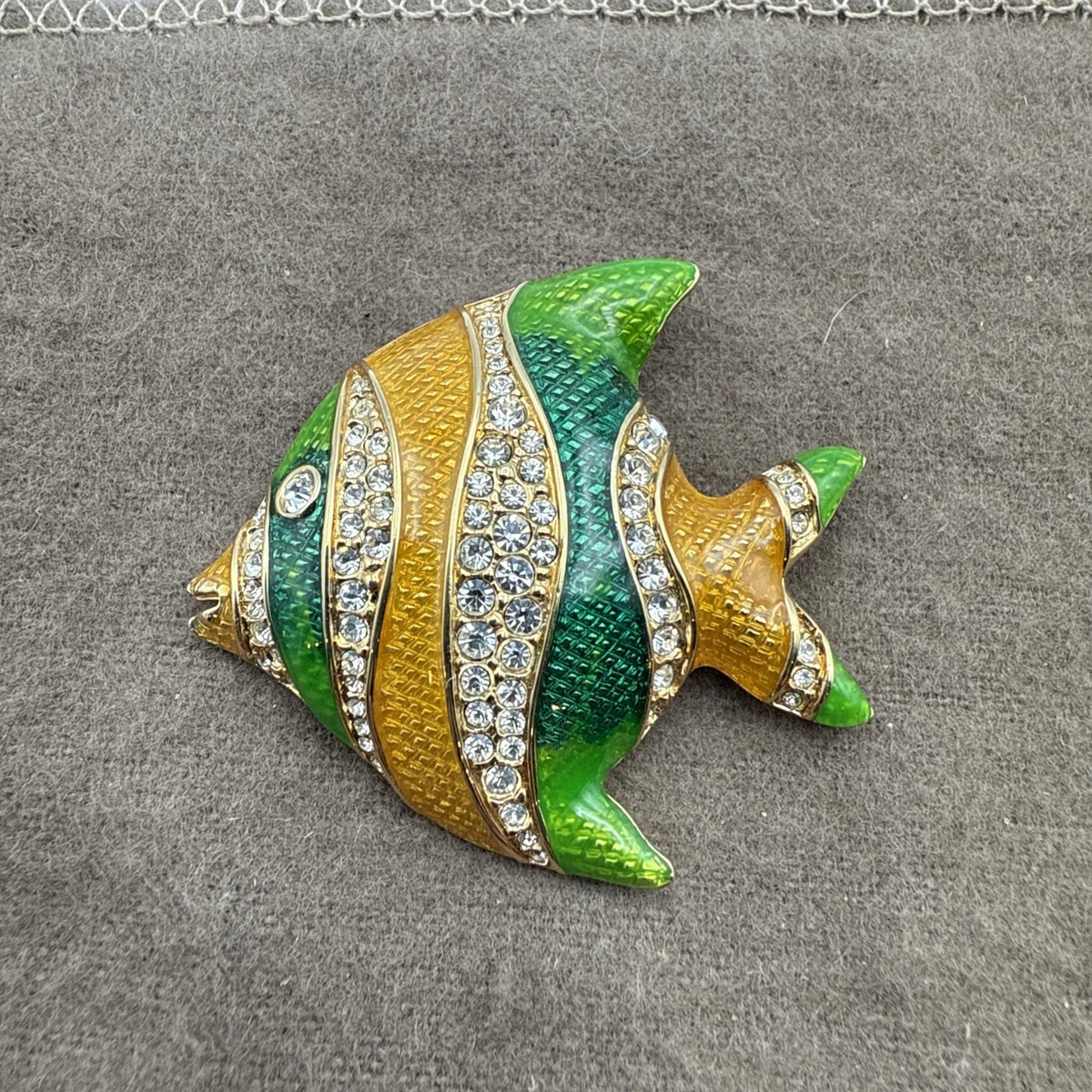 swarovski fish brooch products for sale | eBay