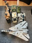 Vintage GI Joe Vehicle Lot, Parts, Tomahawk, Skystriker, Cobra Wolf