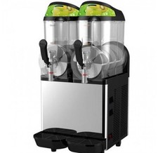 Slush Machine, Frozen Ice Drink Slush Machine UK STOCK,XHC224 2x12Ltr Tank SUMTA