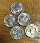 1941 P Washington Quarter - Lt Toned Ch BU/Gem Uncirculated 90% Silver Free SH
