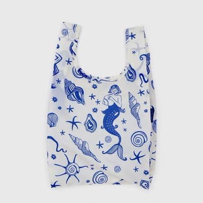 NEW! Baggu BABY BAG in  Mermaid  Washable Recyc. Nylon Holds 50lbs SOLD OUT/RARE