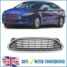 Front Bumper Main Center Grille All Chrome Fits Ford Mondeo 2015-2019 New