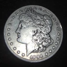 1894-S Morgan Silver Dollar - Choice VF+ details from the San Francisco mint