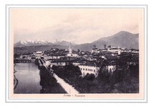 #408 Stampa 29,6 CM. x 20,9 Cm. Ivrea - Panorama
