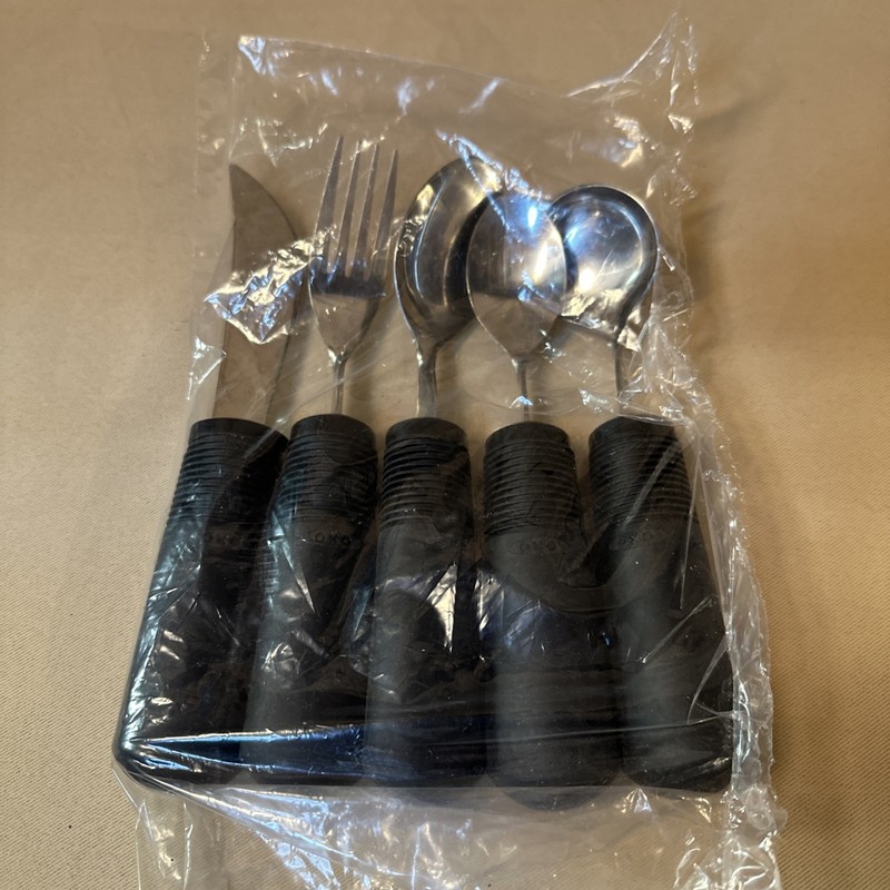 NEW OXO Good Grips Weighted Adaptive Silverware 5 piece Set Parkinson’s Tremors 