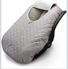 Travel Bug Winter Car Seat Cover Reversible Car Seat Cover Gray For Babies