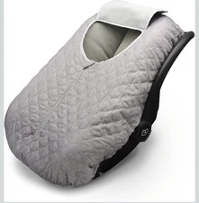 Travel Bug Winter Car Seat Cover Reversible Car Seat Cover Gray For Babies 
