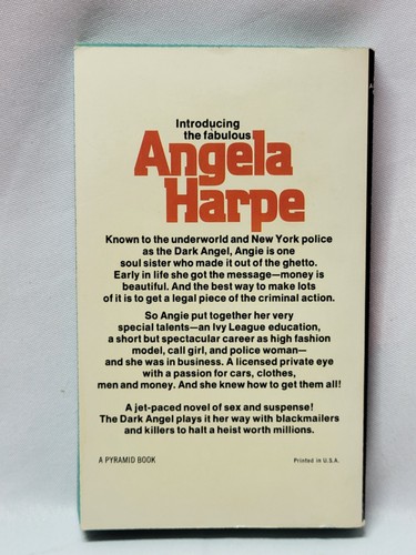 The Godmother Caper Dark Angel #1 James D. Lawrence Rare OOP 1975 Paperback - Imagen 2 de 8
