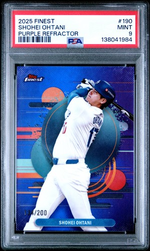 2025 Topps Finest #190 Shohei Ohtani Dodgers