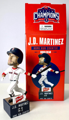 Boston Red Sox J.D. Martinez Home Run Counter Bobblehead, Fenway Park 5/14/19