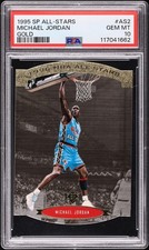 1995 SP All-Stars Die-Cut GOLD Michael Jordan #AS2 PSA 10 LOW POP 40 RARE-PMJS