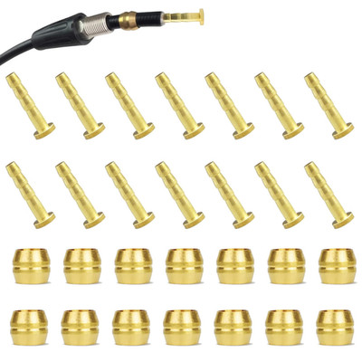 Suuji 14 Pcs Bh59 Brake Olive And Barb - Brake Brass Olive And Connecting