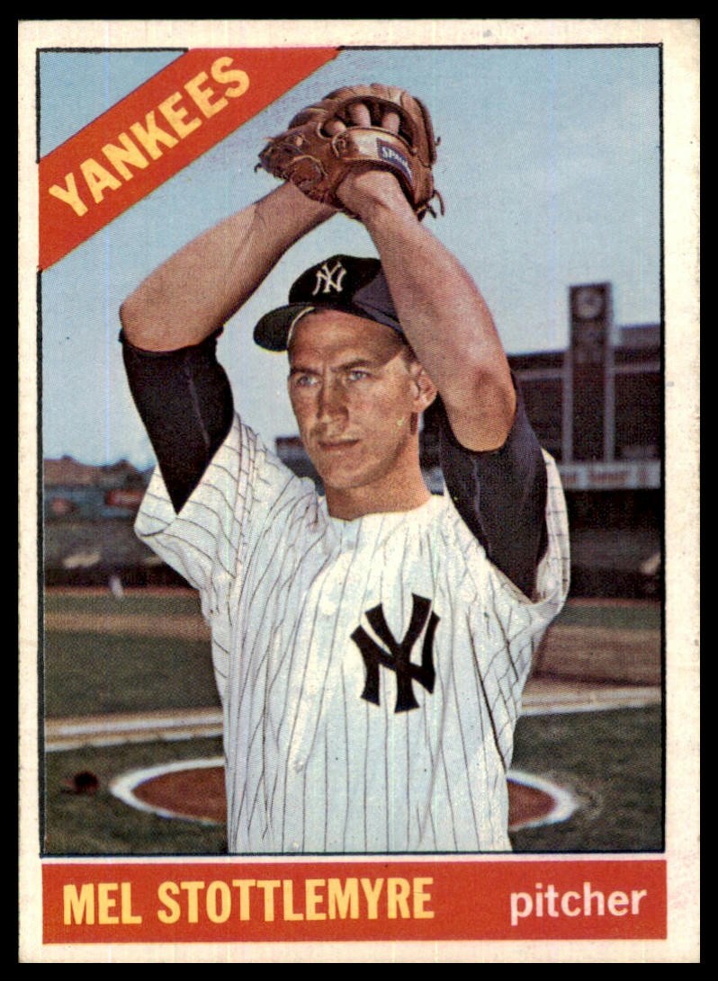 1966 Topps Set Break Mel Stottlemyre #350 Ex-ExMint Combine Shipping