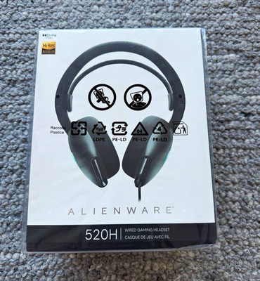 Alienware 520H Gaming-Headset ohrumschließend Boom-Mikro Surround RGB 3,5mm/USB
