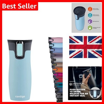 West Loop AUTOSEAL Travel Mug 470ml Thermo Auslaufsicher Edelstahl Iced...
