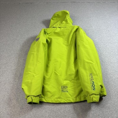 Killtec Jacket Mens Large Neon Green Waterproof Windproof Hooded
