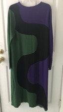 Marimekko For Uniqlo Arty Soft Wool Blend Sweater Dress Size XL