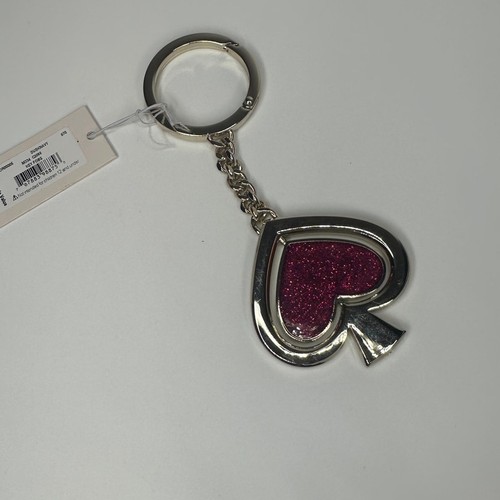 Ciondolo Kate Spade Vanga Girevole Portachiavi Borsa Charm Tono Argento e Oro Rosa - Foto 9 di 9
