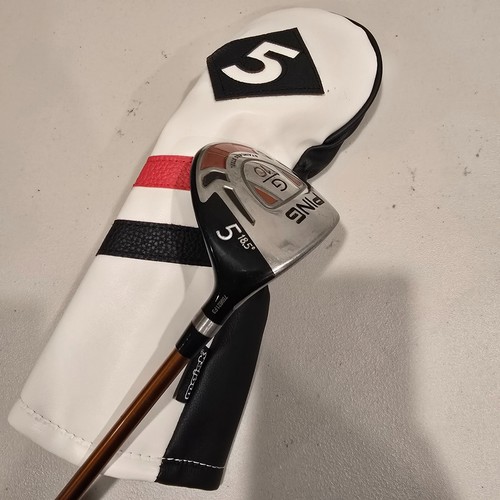 PING G10 5 Fairway Wood 18.5 Deg Graphite R Regular Flex RH + New Head Cover