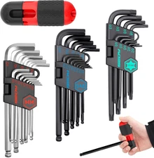 36-Pieces Ultimate Allen Wrench Set, Premium Hex & Torx Key Set, SAE & Metric He