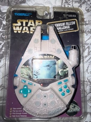 1997 Star Wars Millennium Falcon LCD Challenge Game Tiger Electronics Vintage