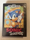 Vintage Sega Genesis Sonic The Hedgehog Video Game Instructions Complete 1991