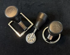 3 Piece Ravioli Cutter with Pastry Roller Wheel Set Pasta Stamps