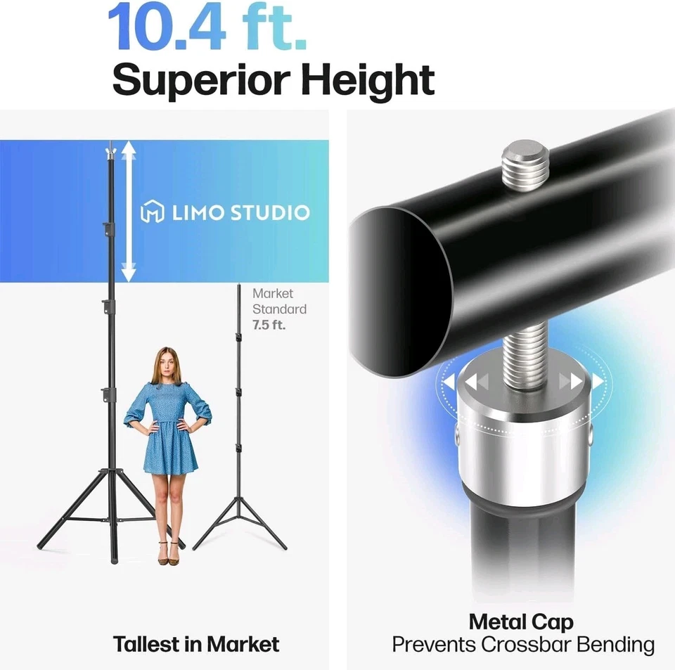 Backdrop Stand • LimoStudios 20 ft. Wide x 10 ft. Tall Stand Hardware - Image 3 of 3