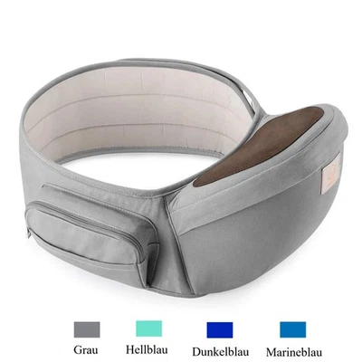 GAGAKU Asiento de Cadera Bebé Cintura Ligera Taburete 4 Posiciones de Transporte para Niños 0-36 M