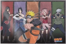 Naruto Shippuden - Anime Poster (Naruto & Friends) (Size: 36" x 24") (LAMINATED)