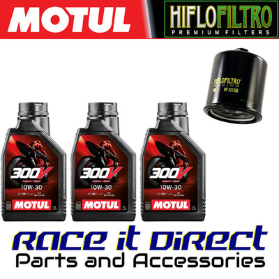 Öl und Filter für Kawasaki ER400 DKF,DLF 2019-2020 Racing Motul 300V & Hiflo