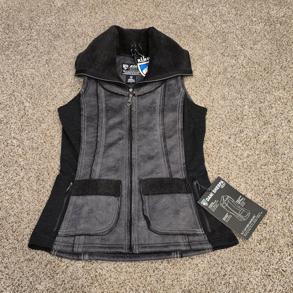Kühl Projekt Women’s XL Gray Full Zip Jacket Outdoor Hiking Softshell